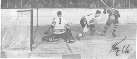 Ron Ellis scores in first period