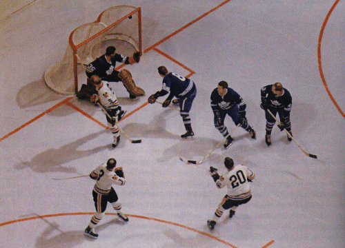 Pierre Pilote scores