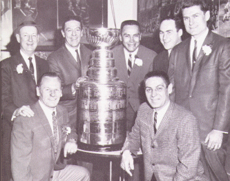Imlach with his veterans and 
the 1967 Stanley Cup