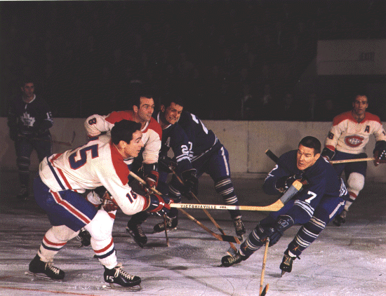 Horton checks Bobby Rousseau