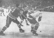 Action around the puck