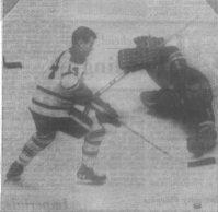 Action around Ed Giacomin