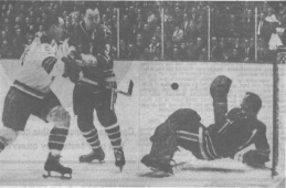 Action around Glenn Hall